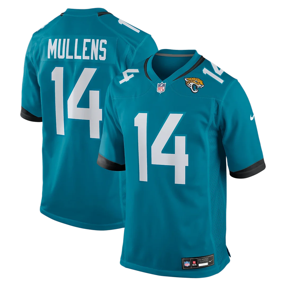 Zennovawear Nick Mullens Jacksonville Jaguars Team Game Jersey - Teal