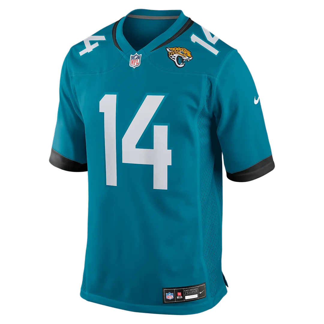 Zennovawear Nick Mullens Jacksonville Jaguars Team Game Jersey - Teal