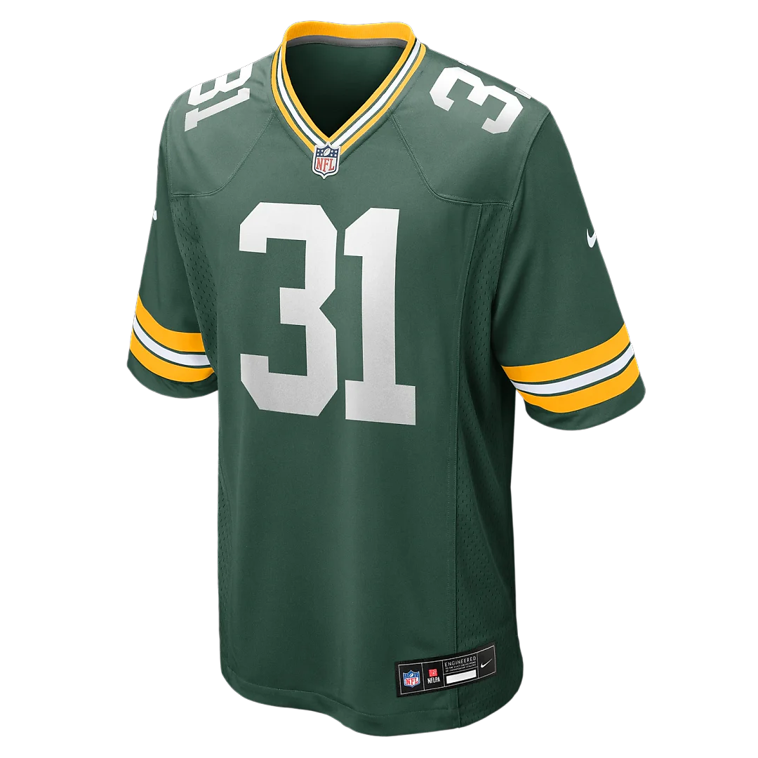 Zennovawear Nick Niemann Green Bay Packers Team Game Jersey - Green