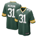 Zennovawear Nick Niemann Green Bay Packers Team Game Jersey - Green