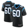 Zennovawear Nick Samac Carolina Panthers Team Game Jersey - Black