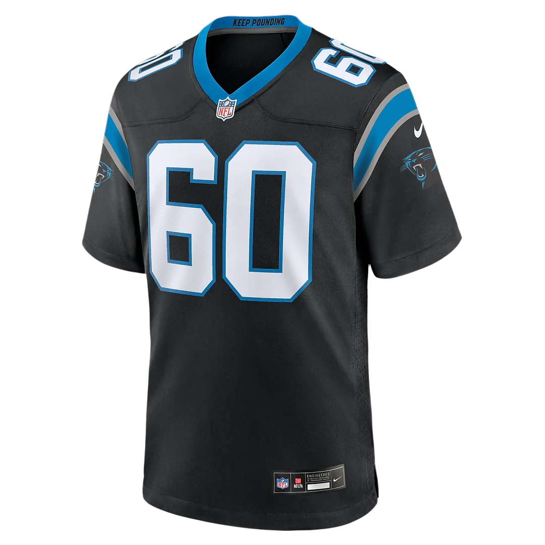 Zennovawear Nick Samac Carolina Panthers Team Game Jersey - Black