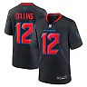 Zennovawear Nico Collins Houston Texans 2nd Alternate Game Jersey - Navy