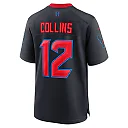 Zennovawear Nico Collins Houston Texans 2nd Alternate Game Jersey - Navy