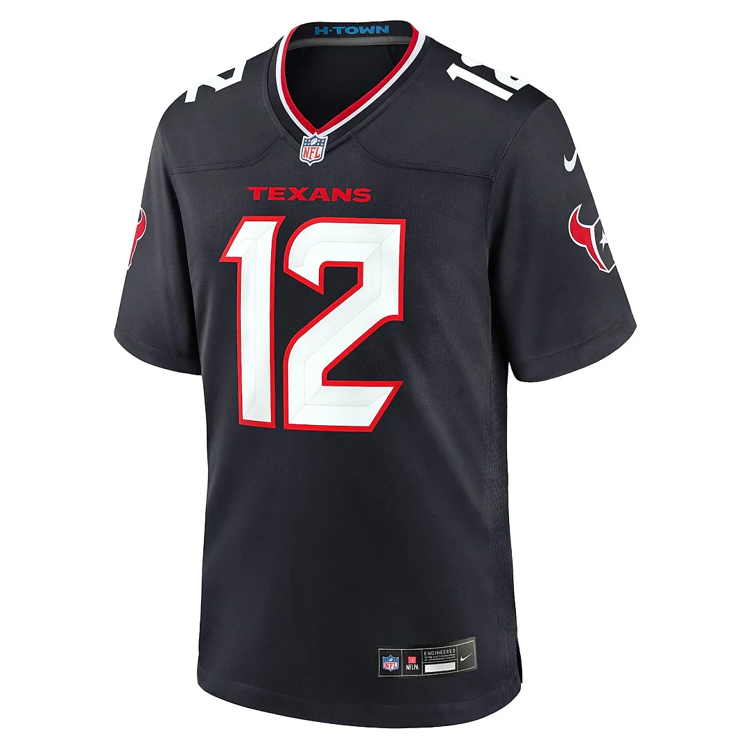 Zennovawear Nico Collins Houston Texans Game Jersey - Navy