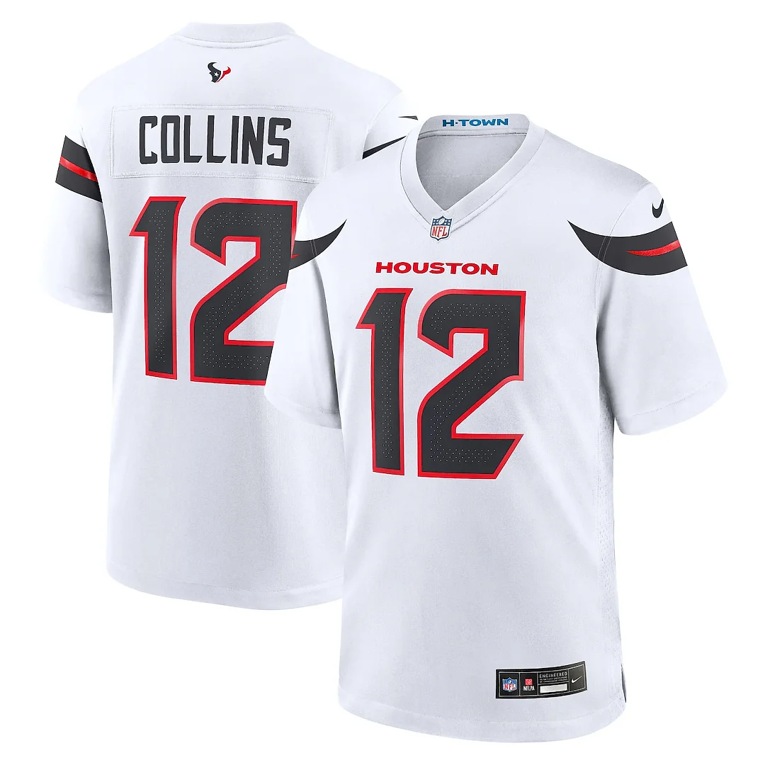 Zennovawear Nico Collins Houston Texans Game Jersey - White
