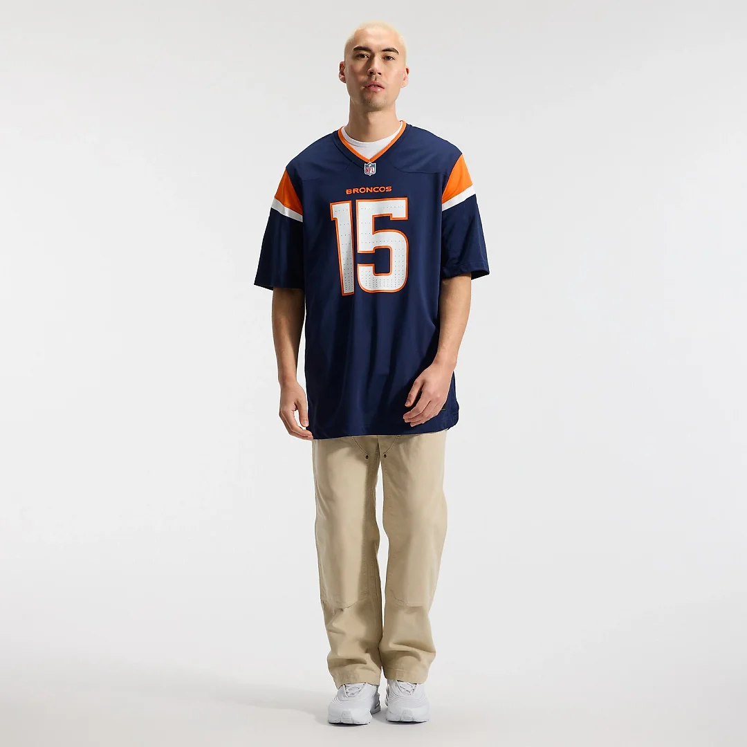 Zennovawear Nik Bonitto Denver Broncos Alternate Game Jersey - Navy