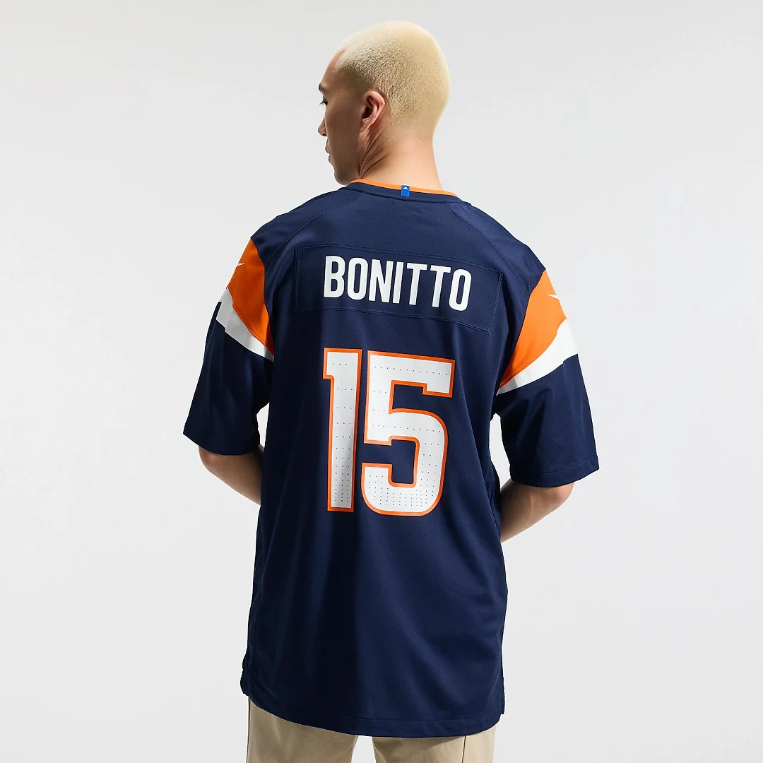 Zennovawear Nik Bonitto Denver Broncos Alternate Game Jersey - Navy