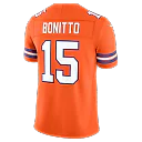 Zennovawear Nik Bonitto Denver Broncos Alternate Mile High Collection 1977 Throwback Vapor FUSE. Stitched Limited Jersey - Orange