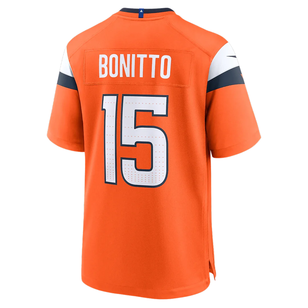Zennovawear Nik Bonitto Denver Broncos Team Game Jersey - Orange