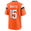 Zennovawear Nik Bonitto Denver Broncos Team Game Jersey - Orange