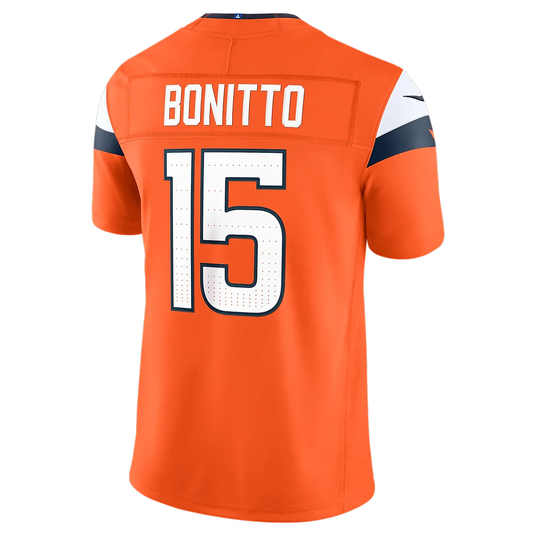 Zennovawear Nik Bonitto Denver Broncos Team Vapor FUSE. Stitched Limited Jersey - Orange