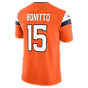 Zennovawear Nik Bonitto Denver Broncos Team Vapor FUSE. Stitched Limited Jersey - Orange