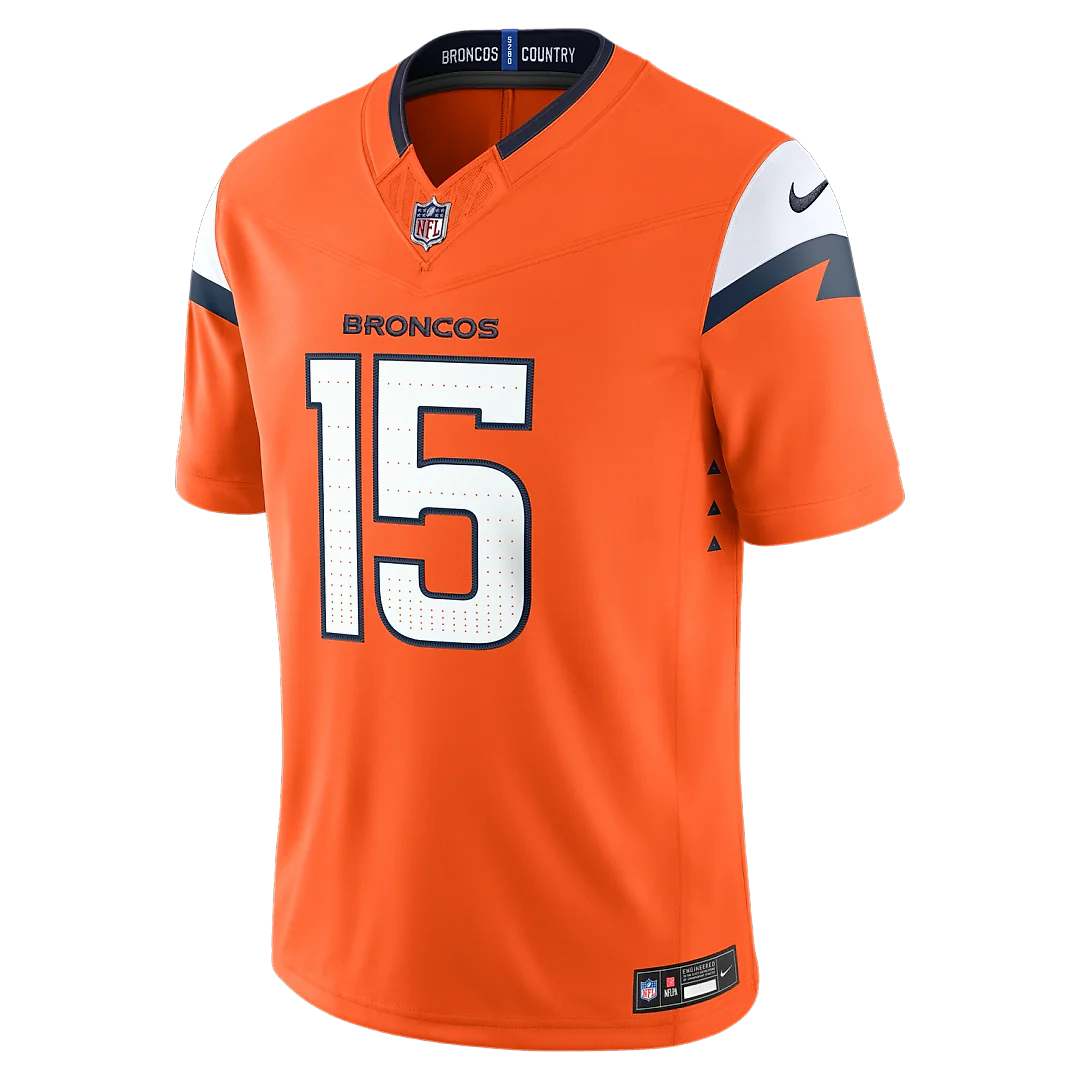 Zennovawear Nik Bonitto Denver Broncos Team Vapor FUSE. Stitched Limited Jersey - Orange