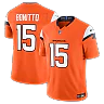 Zennovawear Nik Bonitto Denver Broncos Team Vapor FUSE. Stitched Limited Jersey - Orange