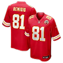 Zennovawear Nikko Remigio Kansas City Chiefs Team Game Jersey - Red