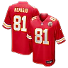 Zennovawear Nikko Remigio Kansas City Chiefs Team Game Jersey - Red