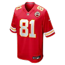 Zennovawear Nikko Remigio Kansas City Chiefs Team Game Jersey - Red