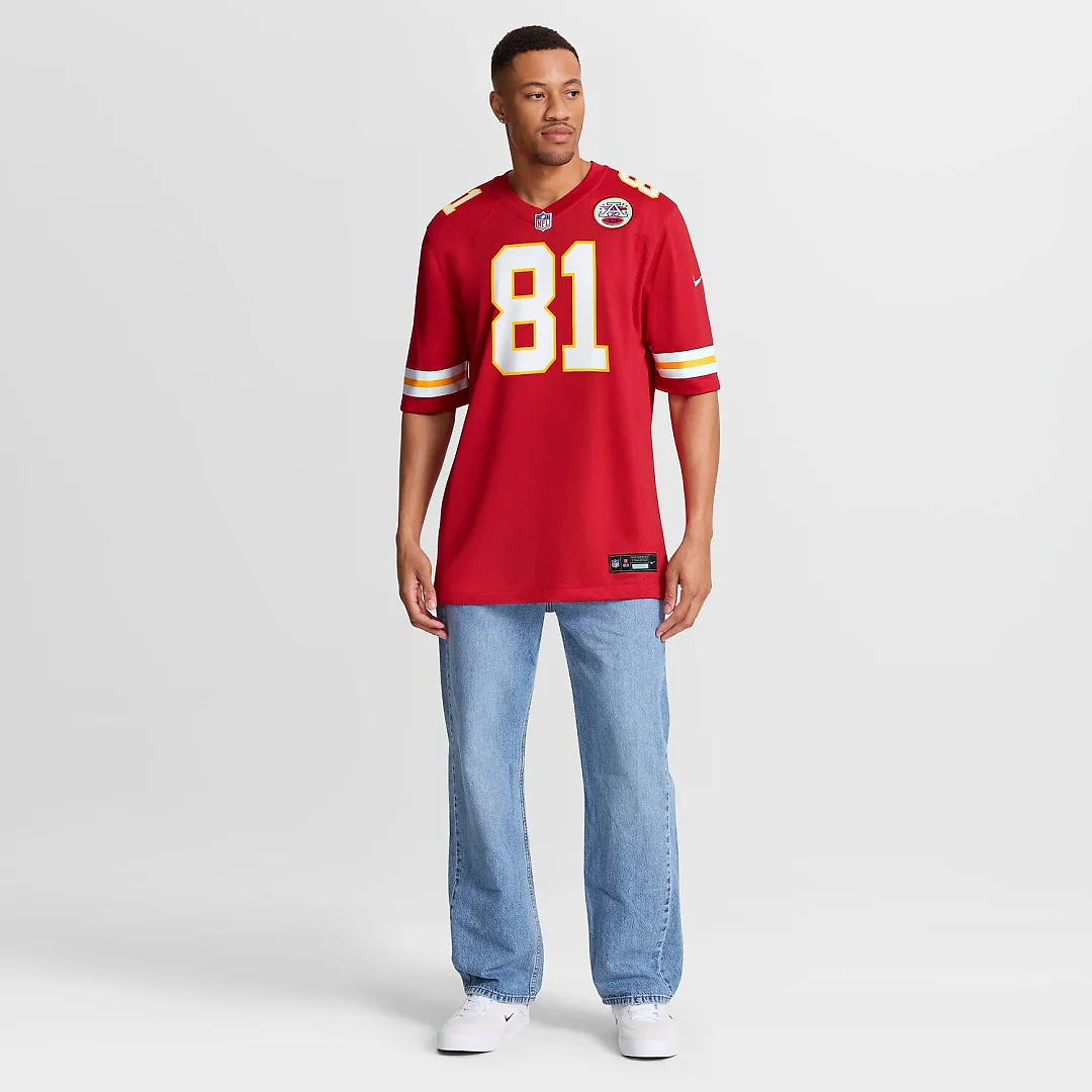 Zennovawear Nikko Remigio Kansas City Chiefs Team Game Jersey - Red