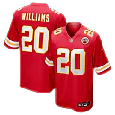 Zennovawear Nohl Williams Kansas City Chiefs Team Game Jersey - Red