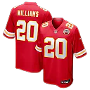 Zennovawear Nohl Williams Kansas City Chiefs Team Game Jersey - Red