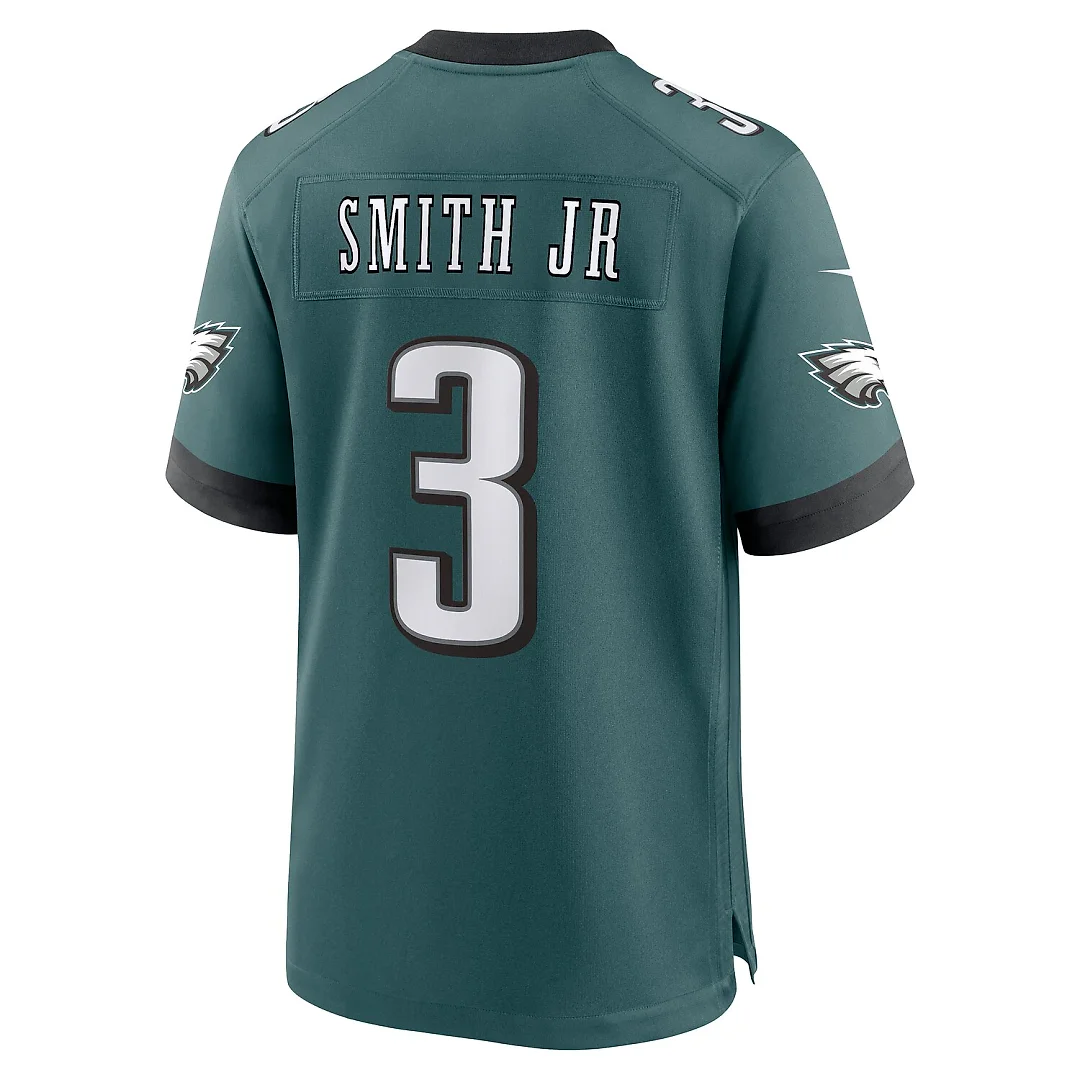 Zennovawear Nolan Smith Jr. Philadelphia Eagles Team Game Jersey - Midnight Green