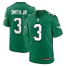 Zennovawear Nolan Smith Philadelphia Eagles Alternate Game Jersey - Kelly Green