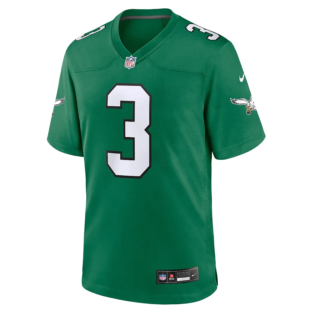 Zennovawear Nolan Smith Philadelphia Eagles Alternate Game Jersey - Kelly Green