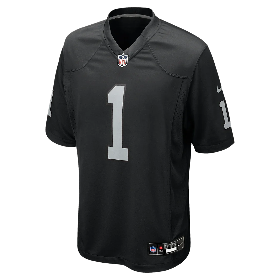 Zennovawear Number 1 Dad Las Vegas Raiders Game Jersey - Black
