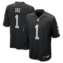Zennovawear Number 1 Dad Las Vegas Raiders Game Jersey - Black
