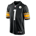 Zennovawear Number 1 Dad Pittsburgh Steelers Game Jersey - Black