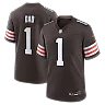 Zennovawear Number 1 Dad Cleveland Browns Game Jersey - Brown