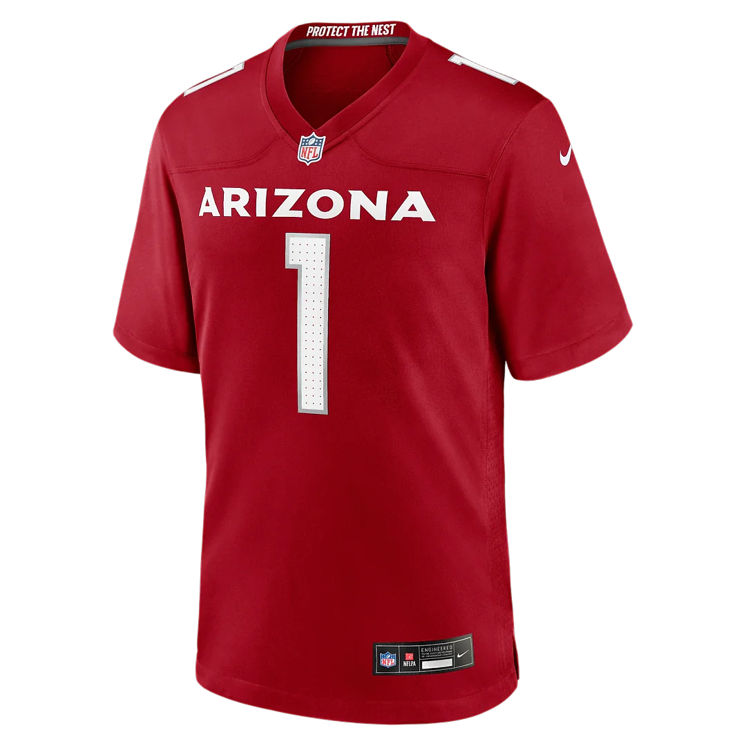 Zennovawear Number 1 Dad Arizona Cardinals Game Jersey - Cardinal