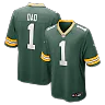 Zennovawear Number 1 Dad Green Bay Packers Game Jersey - Green