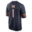 Zennovawear Number 1 Dad Chicago Bears Game Jersey - Navy