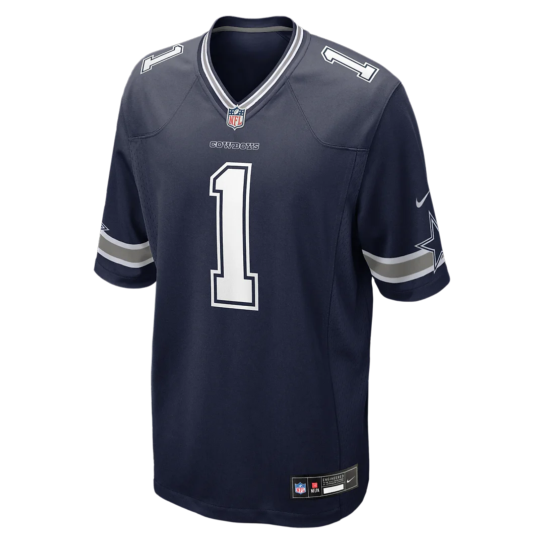 Zennovawear Number 1 Dad Dallas Cowboys Game Jersey - Navy