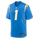 Zennovawear Number 1 Dad Los Angeles Chargers Game Jersey - Powder Blue