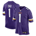 Zennovawear Number 1 Dad Minnesota Vikings Game Jersey - Purple