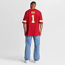 Zennovawear Number 1 Dad Kansas City Chiefs Game Jersey - Red