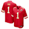 Zennovawear Number 1 Dad Kansas City Chiefs Game Jersey - Red