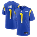 Zennovawear Number 1 Dad Los Angeles Rams Game Jersey - Royal