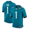 Zennovawear Number 1 Dad Jacksonville Jaguars Game Jersey - Teal