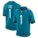 Zennovawear Number 1 Dad Jacksonville Jaguars Game Jersey - Teal