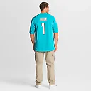 Zennovawear Number 1 Groom Miami Dolphins Game Jersey - Aqua