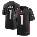 Zennovawear Number 1 Groom Atlanta Falcons Game Jersey - Black