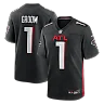 Zennovawear Number 1 Groom Atlanta Falcons Game Jersey - Black