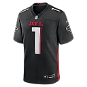 Zennovawear Number 1 Groom Atlanta Falcons Game Jersey - Black
