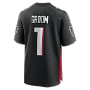 Zennovawear Number 1 Groom Atlanta Falcons Game Jersey - Black