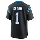Zennovawear Number 1 Groom Carolina Panthers Game Jersey - Black