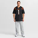 Zennovawear Number 1 Groom Cincinnati Bengals Game Jersey - Black
